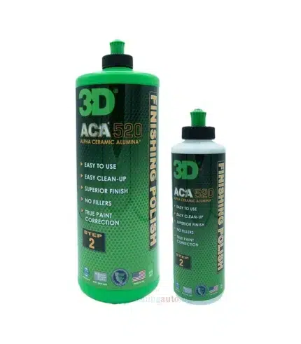 Полир паста 3D ACA 520 Finishing Polish – 0,24 л , 0,94 л - Премиум финишна, антихолограмна полираща паста – 3D ACA 520 Finishing Polish
ACA 520 Finishing Polish е висококачествена, антихолограмна полиращ... Литри: 247, 255; Марка: 231;