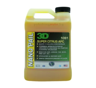 3D Super Citrus APC цитрусов обезмаслител - Универсален супер концентриран цитрусов почистващ препарат и обезмаслител – 3D Super Citrus APC
Широкоспектърен обезмаслител и почистващ препара... Литри: 242, 259; Марка: 231;