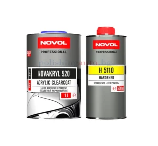 Безцветен акрилен авто лак -NOVAKRYL 520 VHS 2+1 – 520, 1
