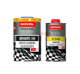 Безцветен експресен акрилен авто лак – NOVAKRYL 540 SR 2+1 – 1л. - ...