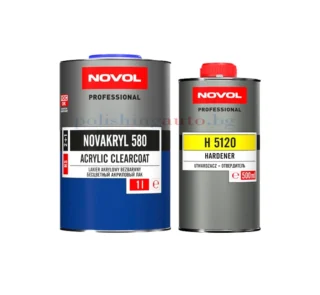 Безцветен акрилен авто лак 2+1 HS – NOVAKRYL 580 - ОПИСАНИЕ:
NOVAKRYL 580 е прозрачен акрилен лак с високо съдържание на сухо вещество и изключителна устойчивост на надраскване (SR). Лакът предлага вис... Литри: 242, 263; Цвят: 356; Марка: 306;