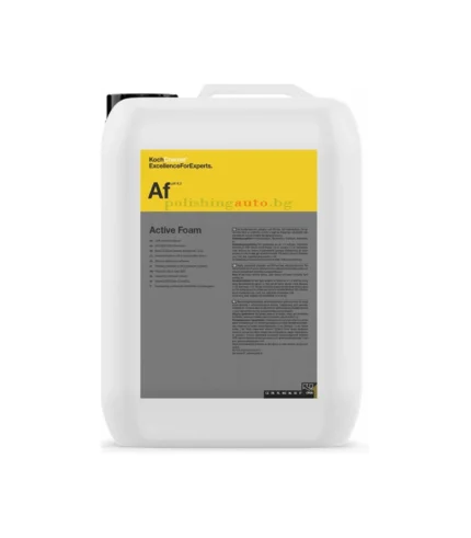Концентрирана измивна пяна Koch Chemie Af Active Foam - Почистваща активна пяна – Koch Chemie Af Active Foam
Силно концентрираната активна пяна на Koch Chemie Af осигурява ефективно почистване на повъ... Литри: 251, 242, 256; Марка: 236;
