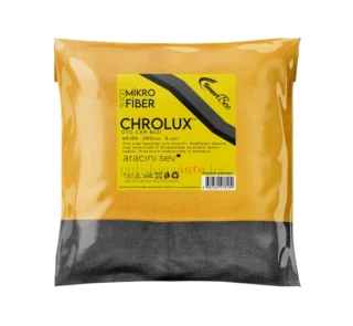 CHROLUX 2 микрофибърни кърпи за автомобилни прозорци 40×50см 300GSM – оранжево/сиво – CHROLUX, 2