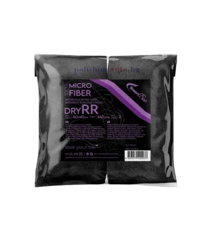 DryRR 2 кърпи за подсушаване  40×40см 360 GSM – черни - Размер 40x40cm, тегло на плата 360gr/m2.
Благодарение на микрофибърната си повърхност не надрасква нанесената повърхност.
Не оставя мъх, косми, петна.... Цвят: 366; Размер: 283; Марка: 441;
