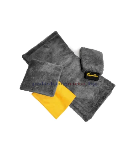 KINGPACK Микрофибърен комплект за автомивка – антрацит - 1 брой KINGDRY микрофибърна кърпа за кола 60x90cm 1000GSM – антрацит
1 брой CHROMITT 100% микрофибърна ръкавица за миене – сива
1 брой CHROLUX Микрофи... Размер: 289, 284, 286; Марка: 441;