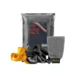 KINGPACK Микрофибърен комплект за автомивка – антрацит – KINGPACK, Микрофибърен
