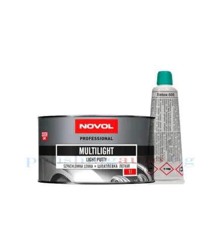 Мултифункционален лек кит Novol MultiLight - MULTILIGHT е многофункционален олекотен полиестерен кит, който може да се използва както като запълващ, така и като финишен кит. Специалните пълнители... Цвят: 357; Литри: 242; Марка: 306;