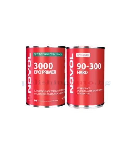 Изолиращ епоксиден филер 1:1 – Novol Epo Primer 3000 - Мултифункционален епоксиден грунд, създаден за защита от корозия на стоманени, поцинковани и алуминиеви повърхности. Подходящ е за изолация преди нана... Цвят: 361; Марка: 306; Литри: 254;