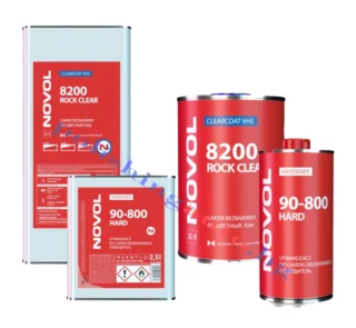  VHS безцветен авто лак 2:1 - Novol Rock Clear 8200 – Rock, Clear