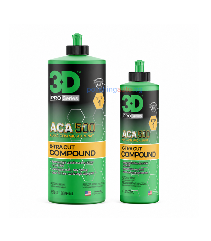 Полир паста 3D ACA 500 X-Tra Cut – 0,24 л , 0,94 л – aca, 500
