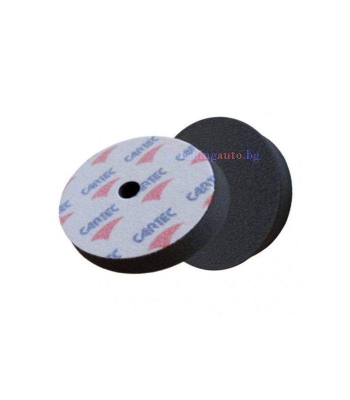 cartec guba antracit CARTEC Полираща гъба Антрацит 150х25мм „Много мека“ с отвор - Image 1