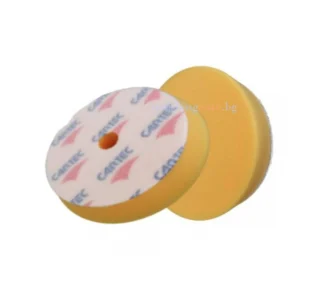 CARTEC Полираща гъба Жълта 150х25мм „Медиум“ с отвор – cartec, guba