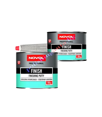 Кит за крайно нанасяне NOVOL – Финиш кит - Finish е кит, предназначен за нанасяне на тънки слоеве, който запълва малки вдлъбнатини и драскотини по повърхността. Той е създаден за ремонт на малк... Цвят: 357; Количество: 266, 269; Марка: 306;