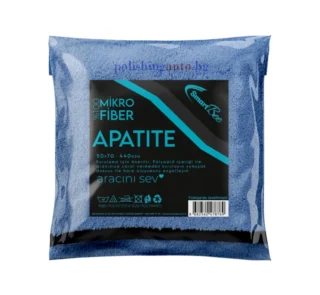 Микрофибърна кърпа за кола APATITE 50×70см 440GSM – синя – kurpa, APATITE