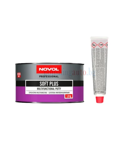 Многофункционален кит NOVOL – Софт плюс - Полиестерният кит SOFT PLUS съчетава качествата на запълващите и финишните китове. Той осигурява отлична адхезия към различни повърхности, лесно израв... Цвят: 355; Количество: 271; Марка: 306;