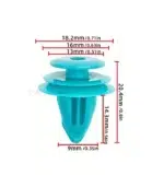 Пластмасови щипки за автомобили – 10 броя – spa, 12