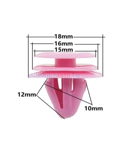 Пластмасови щипки за автомобили –10 броя – spa, 20
