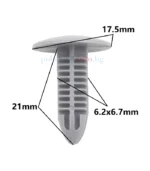 Пластмасови щипки за автомобили – 5 броя – spa, 39