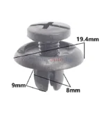 Пластмасови щипки за автомобили – 5 броя и 10 броя – spa, 48