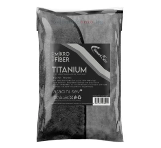 ТИТАН Микрофибър Двустранна кърпа за сушене на кола и прозорци 50х70см 760GSM – titan, za
