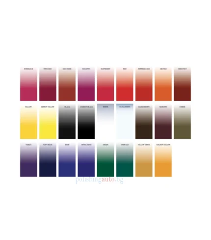 Боя за кожа 2 в 1 – Leather Colour Restorer - Colour Restorer с технология Vibrant Plus e иновативна боя за кожа – възстановяване на цвета на кожата в една стъпка без нужда от лакиране. Colo... Цвят: 315, 334, 321, 342, 322, 316, 343, 344, 335, 323, 352, 345, 346, 339, 324, 347, 340, 325, 326, 348, 349, 350, 351, 341; Литри: 250, 245; Марка: 304;