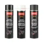 Спрей акрилна боя Novol Acrylic Topcoat - Черен, Мат