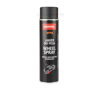 Спрей акрилна боя Novol Acrylic Topcoat – Черен, Мат - ...