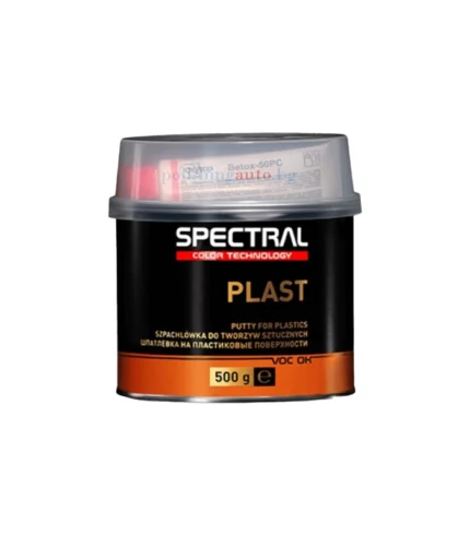 Кит за пластмаса – Spectral Plast - Китът за пластмаса Spectral Plast е създаден специално за възстановяване и изравняване на пластмасови повърхности, предлагайки отлична адхезия и гъвка... Цвят: 363; Количество: 267; Марка: 308;