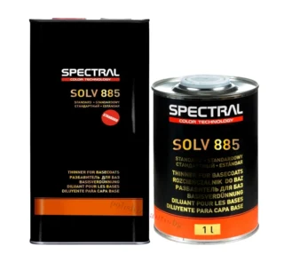 Разредител за база SPECTRAL SOLV 885 - Разредител за база SPECTRAL SOLV 885 е създаден за професионална употреба при подготовка и нанасяне на базови покрития. Той гарантира оптимално разреж... Литри: 242, 263; Тип: 292, 293, 294; Марка: 308;