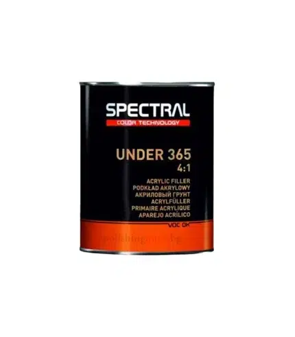 Акрилен грунд Spectral Under 365 4:1 - Акрилният грунд Spectral Under 365 4:1 е професионален продукт за подготовка на метални повърхности, осигуряващ здрава адхезия и надеждна защита от ко... Цвят: 357, 363, 366; Литри: 258; Марка: 308;