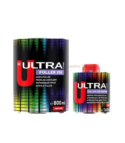 Акрилен грунд – ULTRA LINE FÜLLER 200 5:1 - Акрилен грунд ULTRA LINE FÜLLER 200 5:1 е професионален двукомпонентен запълващ акрилен грунд, създаден за оптимална подготовка на различни повърхност... Цвят: 357, 365, 366; Литри: 254; Марка: 306;