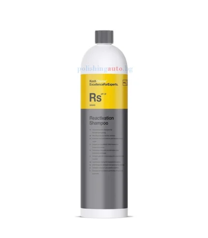Шампоан за керамични покрития Koch Chemie Reactivation Shampoo - Силно пенлив, концентриран и киселинен шампоан за реактивиране на керамични покрития.Ефективно премахва хидрофилни замърсявания като прах, варовик и с... Литри: 242; Марка: 236;
