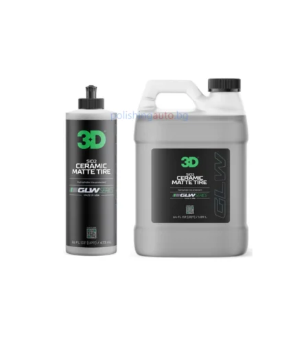 3D Керамичен матов протектор за гуми - SiO2 Ceramic Matte Tire - 3D SiO2 Ceramic Matte Tire е иновативен керамичен протектор, специално създаден за гумени повърхности. Благодарение на съдържанието на силициев диокси... Литри: 262, 439; Марка: 231;