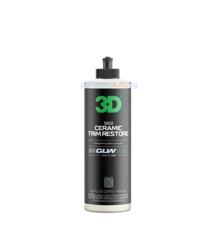 3D SI02 Керамичен възстановител за пластмаса - 3D SI02 Ceramic Trim Restore е висококачествен възстановител за външни пластмасови и винилови повърхности, предназначен да върне оригиналния цвят и да... Литри: 262; Марка: 231;
