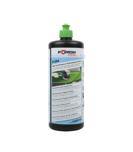 Полираща паста, абразивна, P334, 1000ml FÖRCH - P334 High Performance Schleifpaste Heavy е силно абразивна шлайф паста, предназначена за отстраняване на сериозни дефекти по автомобилни лакове – като... Литри: 242; Марка: 585; 