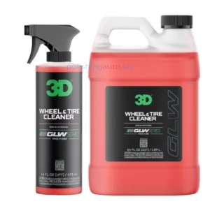 3D Почистващ препарат за джанти и гуми - GLW Series Wheel & Tire Cleaner - 473 мл.