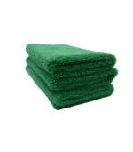 3D Зелена премиум микрофибърна кърпа без ръбове - 400 GSM – Green, Microfiber