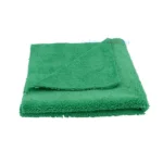 3D Зелена премиум микрофибърна кърпа без ръбове - 400 GSM – Green, Microfiber