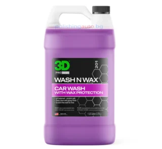 3D Мултифункционален шампоан с восъчна защита - Wash N Wax – Wash, Wax