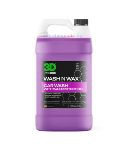 3D Мултифункционален шампоан с восъчна защита - Wash N Wax
