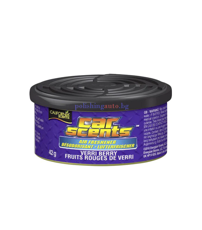 Car Scents Verri Berry Ароматизатор за кола Car Scents Verri Berry - Image 1