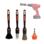 Детайлинг четки – комплект с преходник за винтоверт