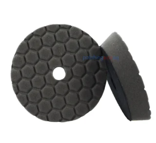 Гъба за полиране – SQ „Пчелна пита“ (Hexagonal) – Ф150 мм – Черна – guba, hexagonal