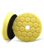 Гъба за полиране – SQ „Пчелна пита“ (Hexagonal) – Medium – Ф150 мм – Жълта – guba, hexagonal