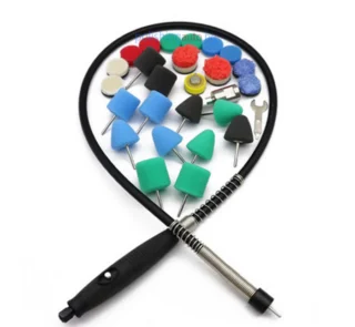 Комплект за полиране с гъвкав удължител – M14 резба - 32 части