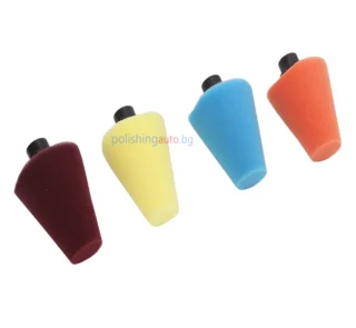 Конусни полиращи гъби за винтоверт М14 – различни цветове – konysni, gubi