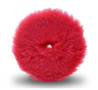 Полираща вълна с дълъг косъм Ф125 мм (червена) – vulna, chervena